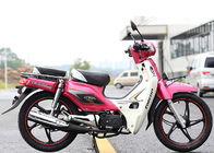 Pink Color Super Cub Motorcycle 107mL Displacement With EEC Certification